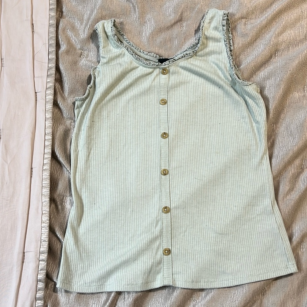 Sea forma green girls tank